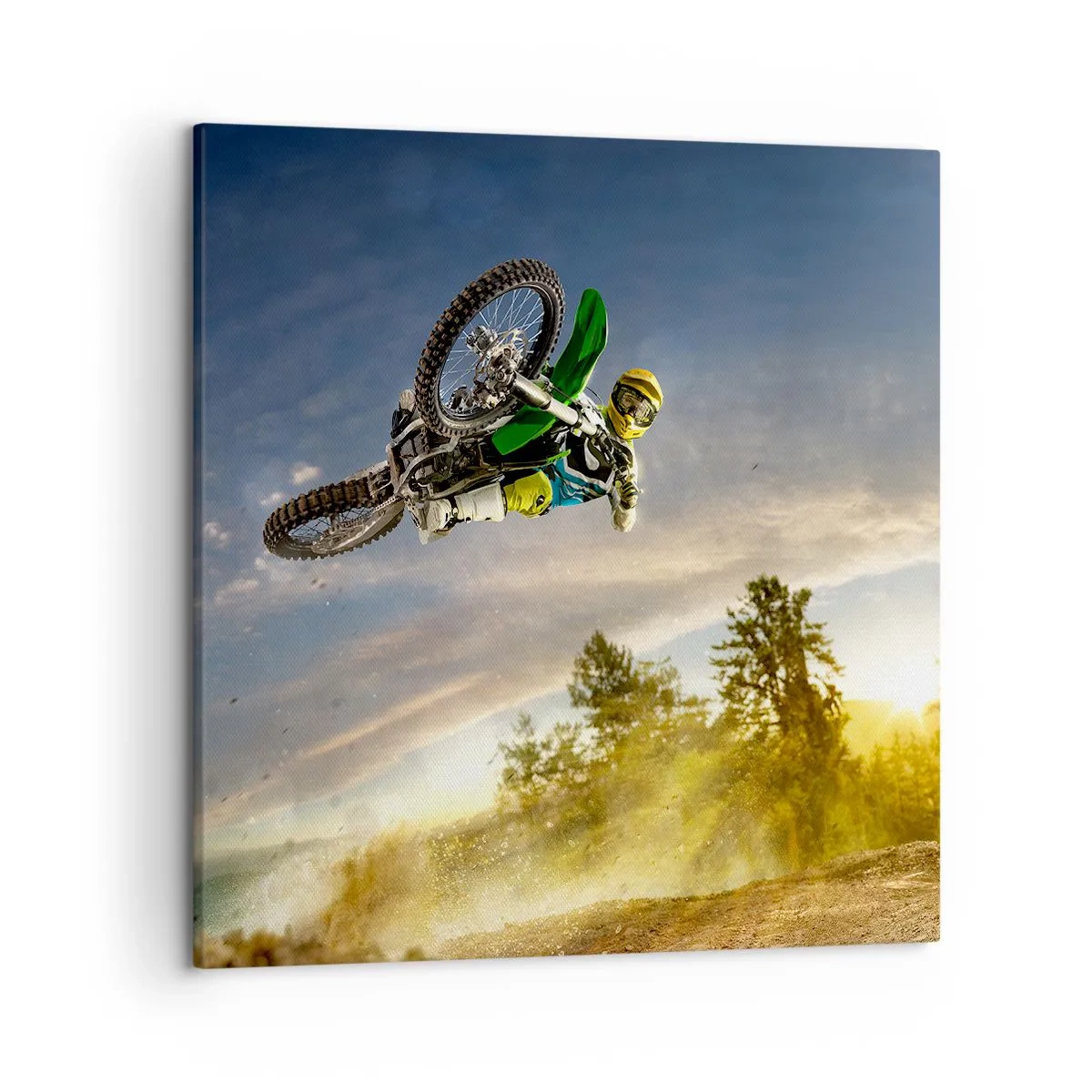 Cuadro sobre lienzo - Impresión de Imagen - ¡Enciende tus emociones! - 50x50 cm