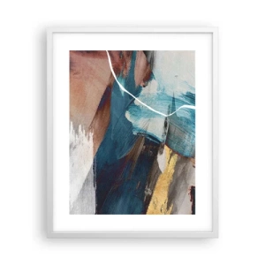 Póster en marco blanco - Con estilo y energía - 40x50 cm