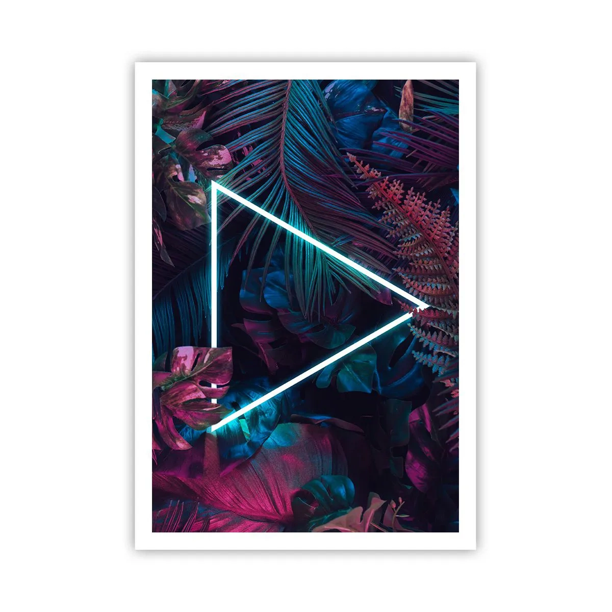 Póster - Jardín fluorescente - 70x100 cm