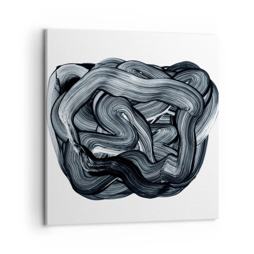 Cuadro sobre lienzo - Impresión de Imagen - No es tan sencillo - 50x50 cm