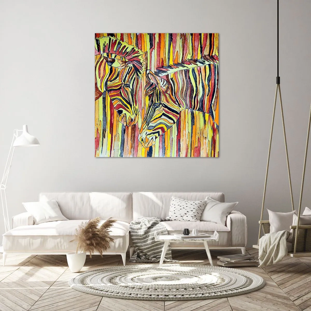 Cuadro sobre lienzo - Impresión de Imagen - Y tú también... - 70x70 cm