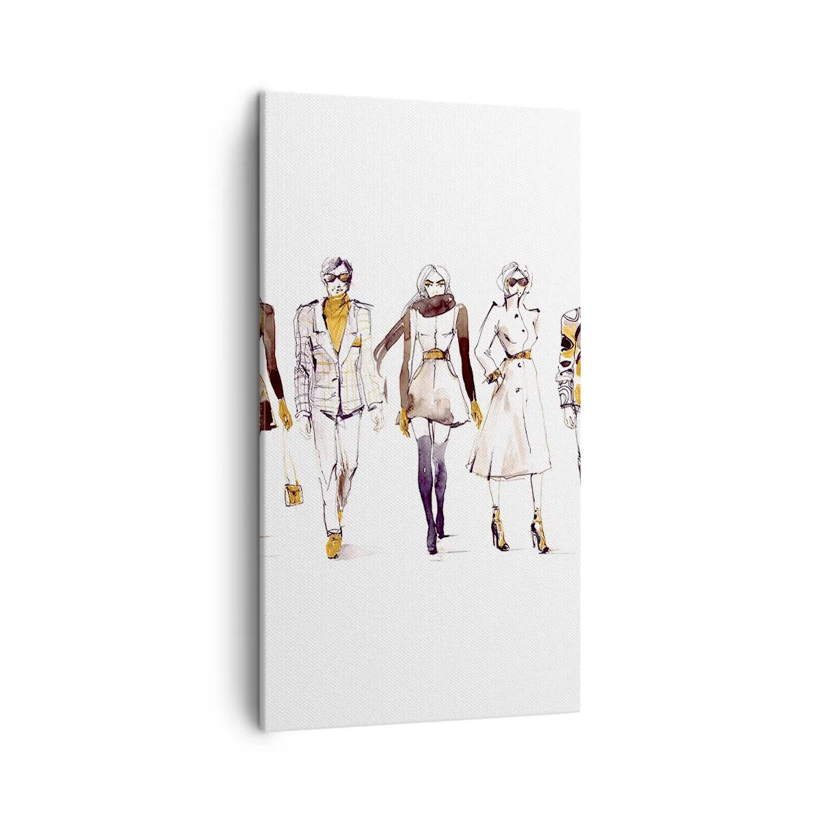 Cuadro sobre lienzo - Impresión de Imagen - Elegancia casual - 45x80 cm