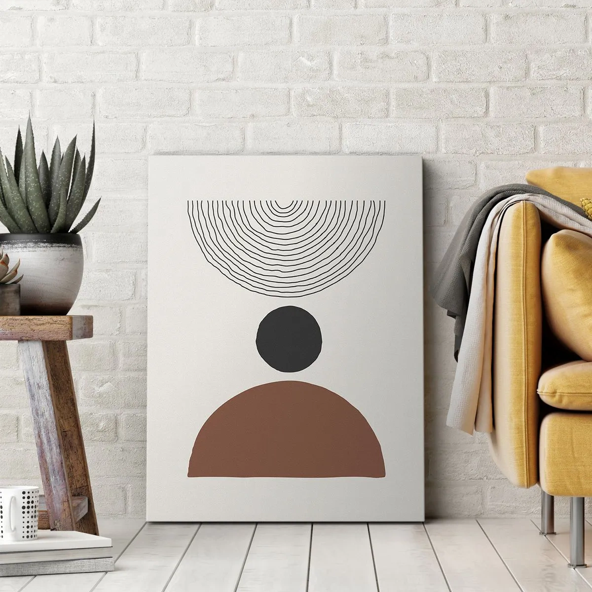 Cuadro sobre lienzo - Impresión de Imagen - En el centro de la atención - 55x100 cm
