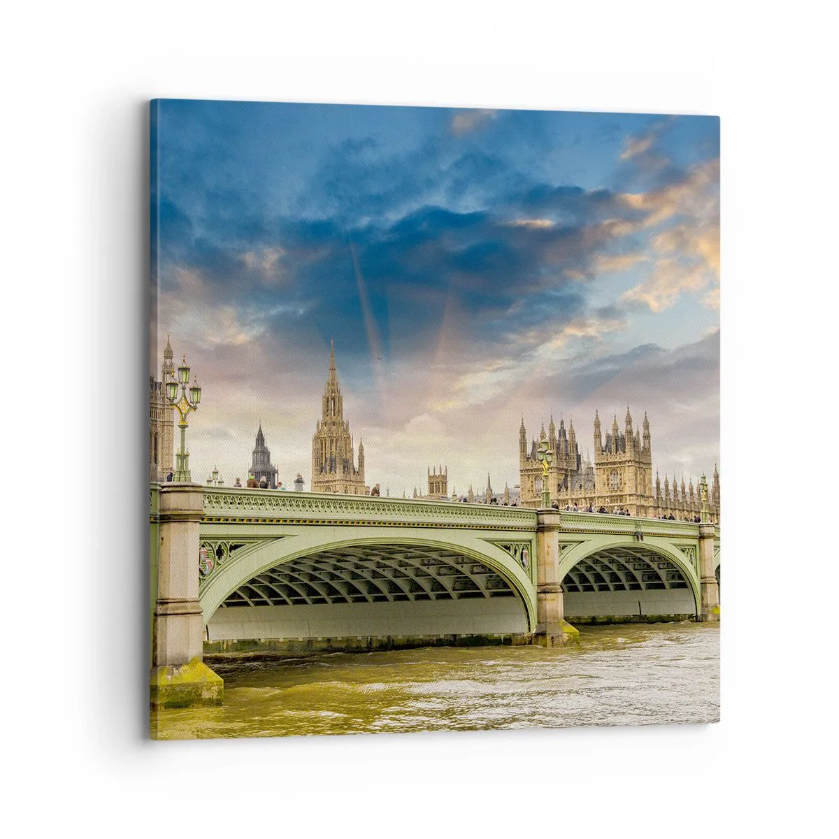 Cuadro sobre lienzo - Impresión de Imagen - El tiempo se detuvo en el Imperio - 70x70 cm