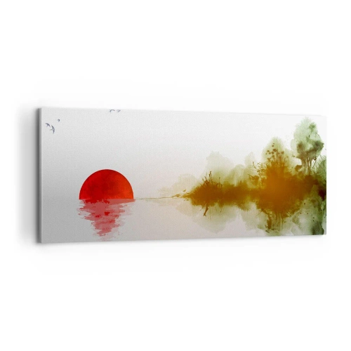 Cuadro sobre lienzo - Impresión de Imagen - Una promesa de paz - 100x40 cm