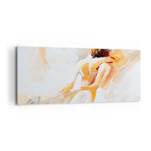 Cuadro sobre lienzo - Impresión de Imagen - En un cielo de cercanía - 100x40 cm