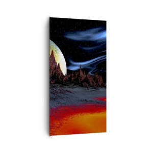 Cuadro sobre lienzo - Impresión de Imagen - Mundo desconocido - 65x120 cm