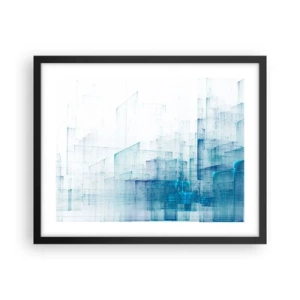 Póster en marco negro - Cómo se hizo el espacio - 50x40 cm