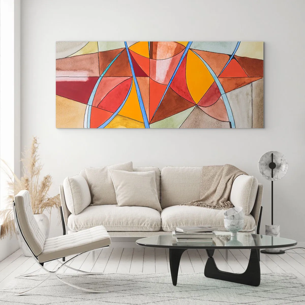Cuadro sobre vidrio - Impresiones sobre Vidrio - Carrusel de sueños - 100x40 cm