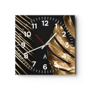 Reloj de pared - Reloj de vidrio - Diferente, e igualmente valioso - 40x40 cm