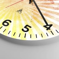 Esfera con numeración \ 40x40 cm | Redondo \ Vidrio