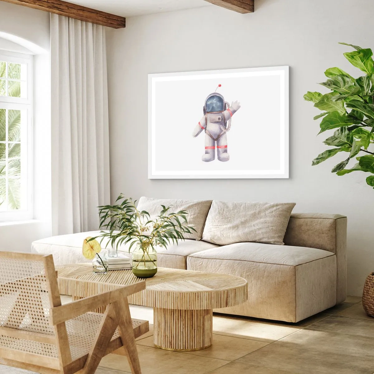 Póster en marco blanco - Esto es todo por ahora - 100x70 cm