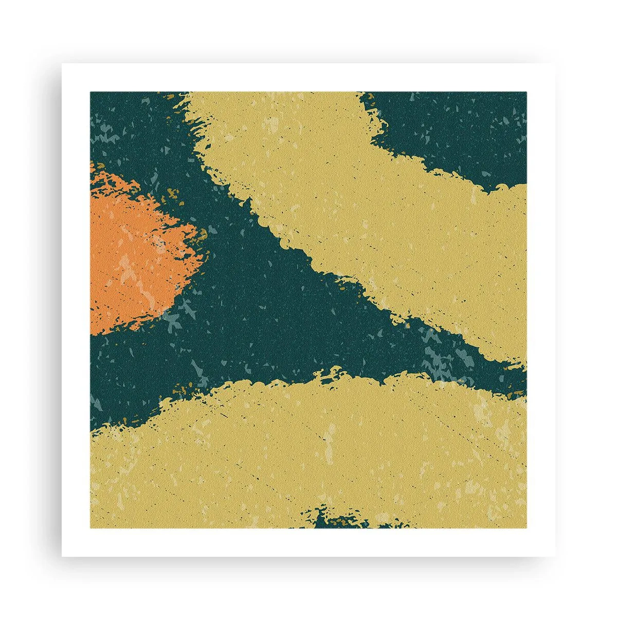 Póster - Abstracción - a cámara lenta - 60x60 cm