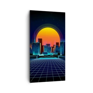 Cuadro sobre lienzo - Impresión de Imagen - ¿Todavía deseas volver a la realidad? - 55x100 cm