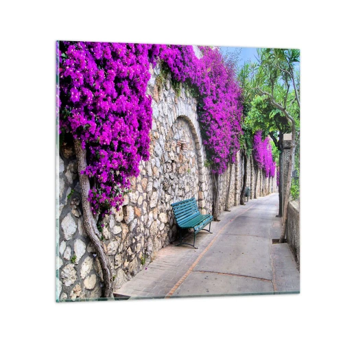 Cuadro sobre vidrio - Impresiones sobre Vidrio - Punto de reunión - 70x70 cm