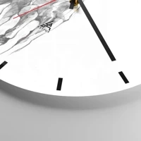 Esfera sin numeración, con rayas