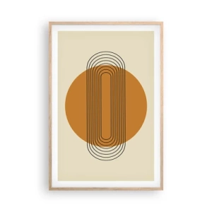 Póster en marco roble claro - El plan perfecto - 61x91 cm