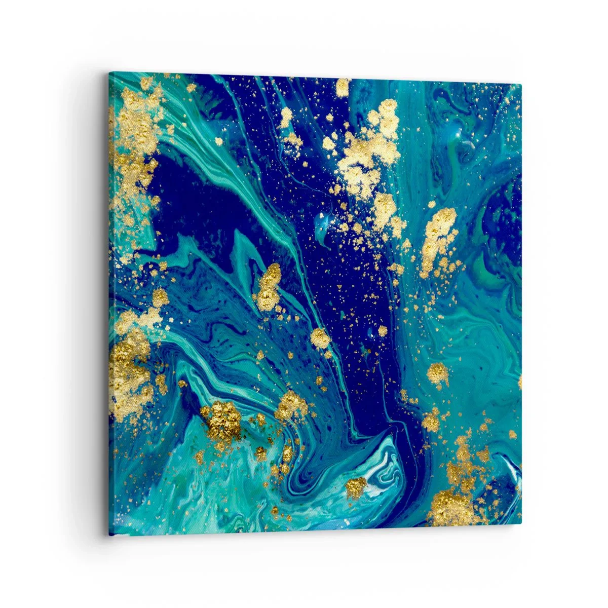 Cuadro sobre lienzo - Impresión de Imagen - Pétalos de sol  - 70x70 cm