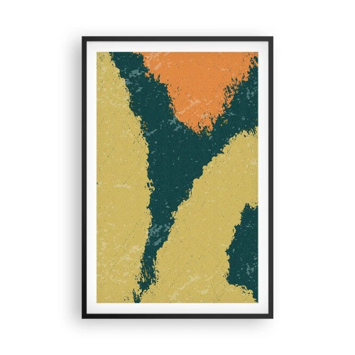 Póster en marco negro - Abstracción - a cámara lenta - 61x91 cm