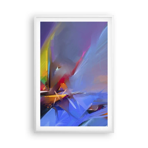 Póster en marco blanco - Como un pájaro - 61x91 cm