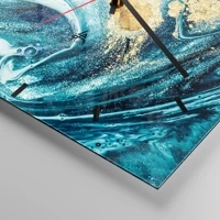 Esfera sin numeración, con rayas