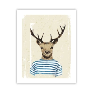 Póster - Porque me gustan las camisas de rayas - 40x50 cm