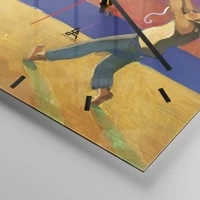 Esfera sin numeración, con rayas