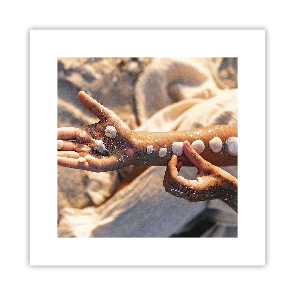 Póster - La belleza al alcance de la mano - 30x30 cm