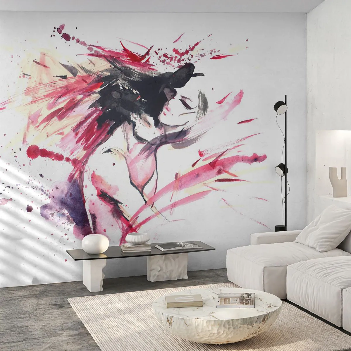 Fotomural Autadhesivo Deluxe Sticker - La plenitud del amor - Abstracción, Mujer y hombre, Amar - 350x256 cm