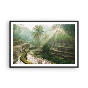 Póster en marco negro - Crecer bajo el sol - 91x61 cm