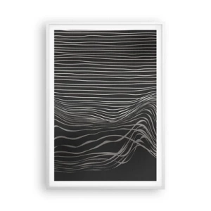 Póster en marco blanco - Ritmo y acento - 70x100 cm