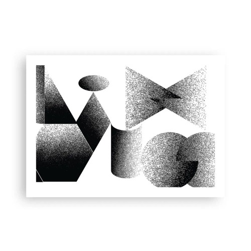 Póster - Ángulos y óvalos - 70x50 cm