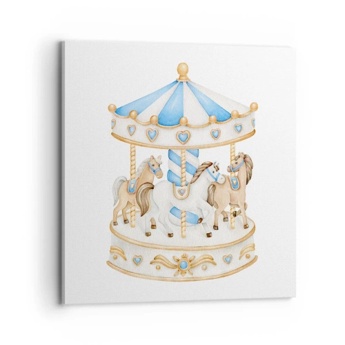 Cuadro sobre lienzo - Impresión de Imagen - Dulce infancia - 70x70 cm