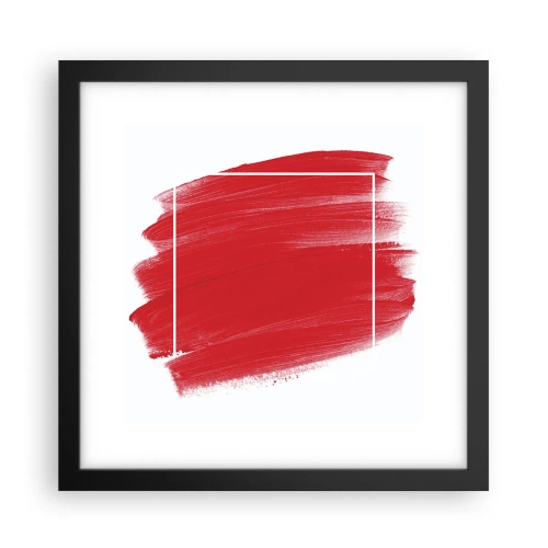 Póster en marco negro - Fuera del marco - 30x30 cm