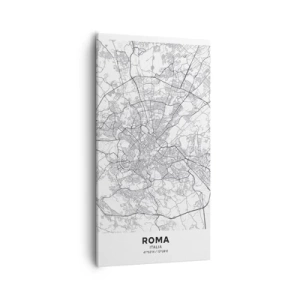 Cuadro sobre lienzo - Impresión de Imagen - El círculo romano - 55x100 cm