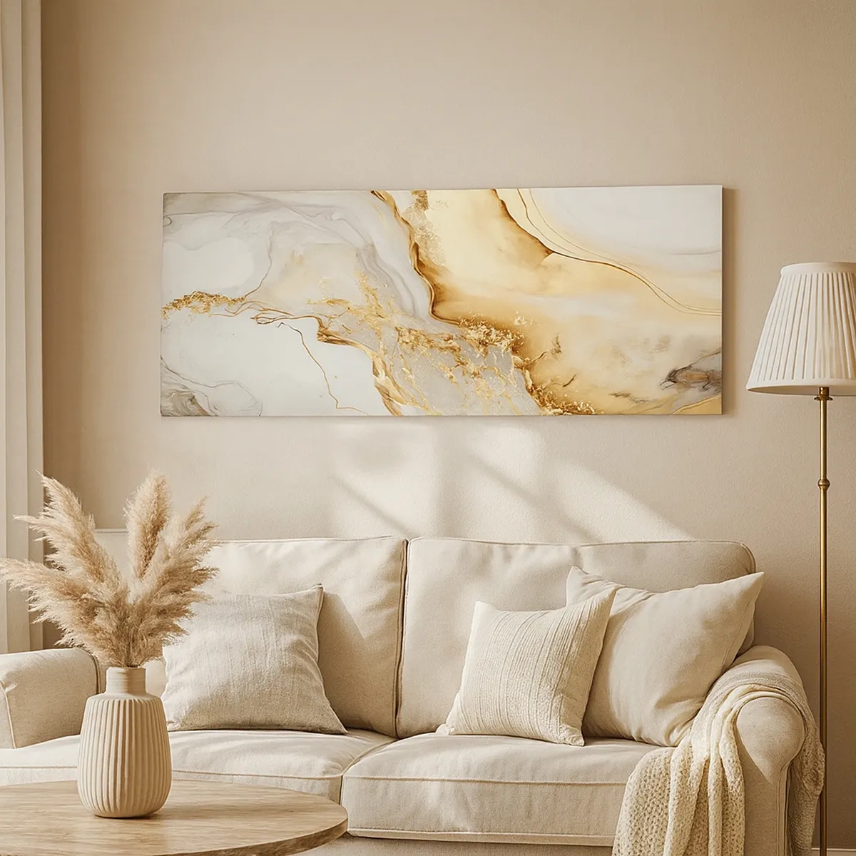 Cuadro sobre lienzo - Impresión de Imagen - Abstracción: belleza y bondad - 30x30 cm