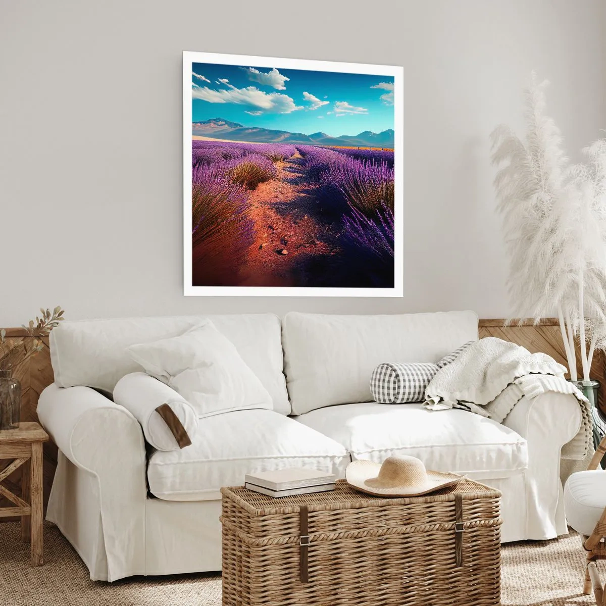 Póster - Campos fragantes - 30x30 cm
