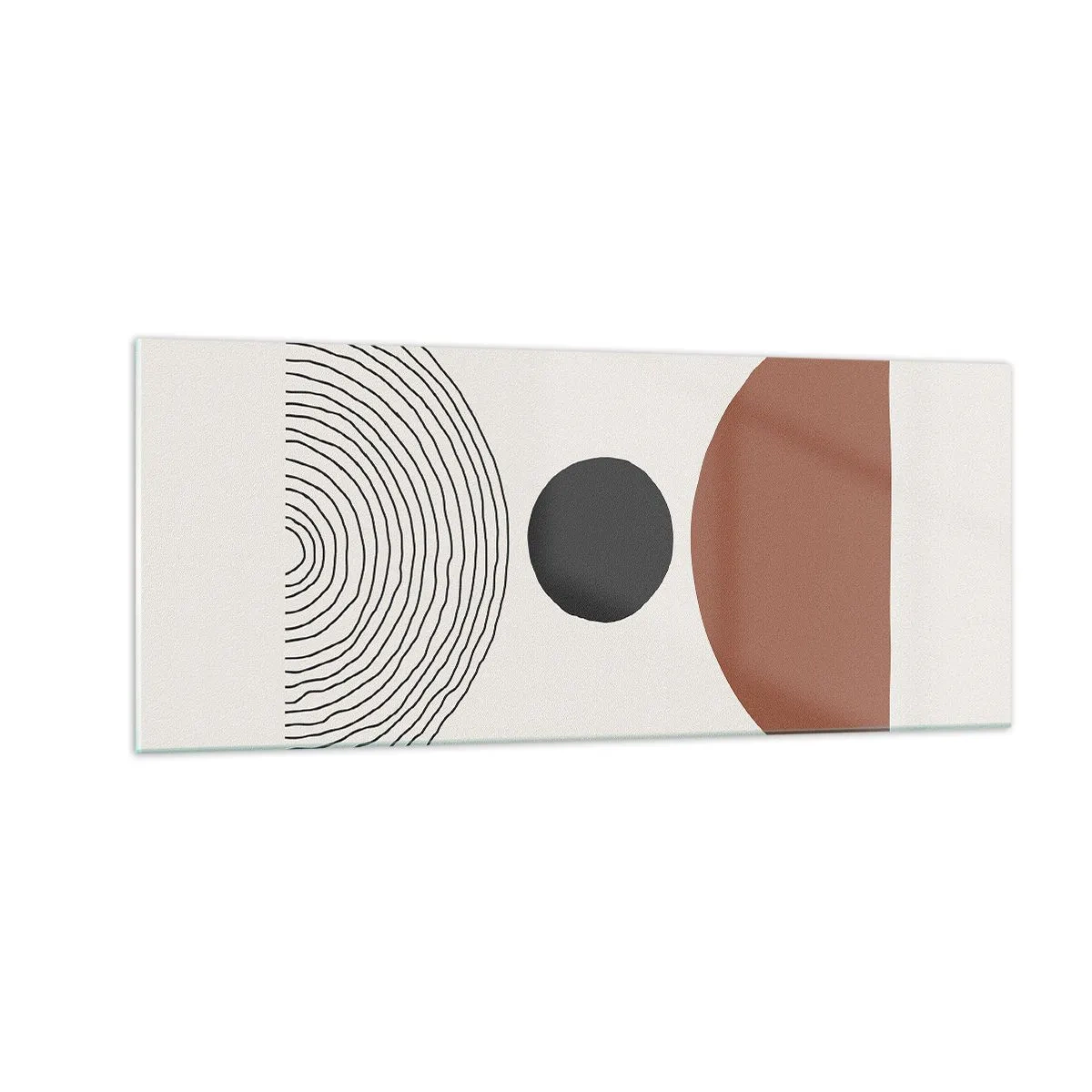 Cuadro sobre vidrio - Impresiones sobre Vidrio - En el centro de la atención - 100x40 cm