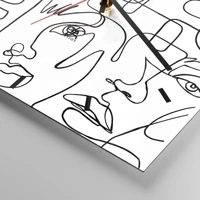 Esfera sin numeración, con rayas