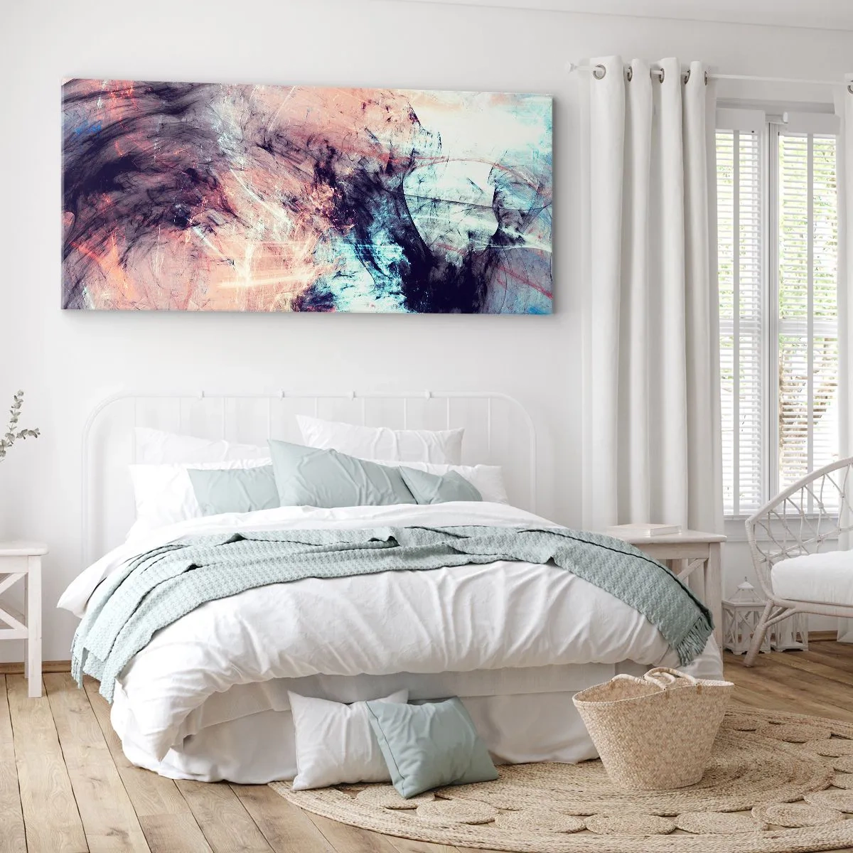 Cuadro sobre lienzo - Impresión de Imagen - Siente el viento - 100x40 cm