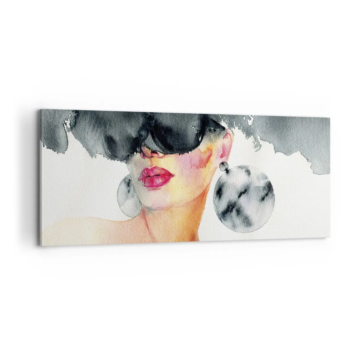 Cuadro sobre lienzo - Impresión de Imagen - El secreto de la elegancia - 100x40 cm