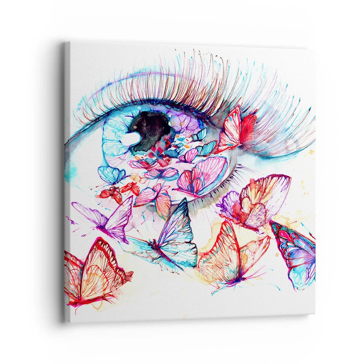 Cuadro sobre lienzo - Impresión de Imagen - El encanto de los ojos de cuento de hadas - 30x30 cm