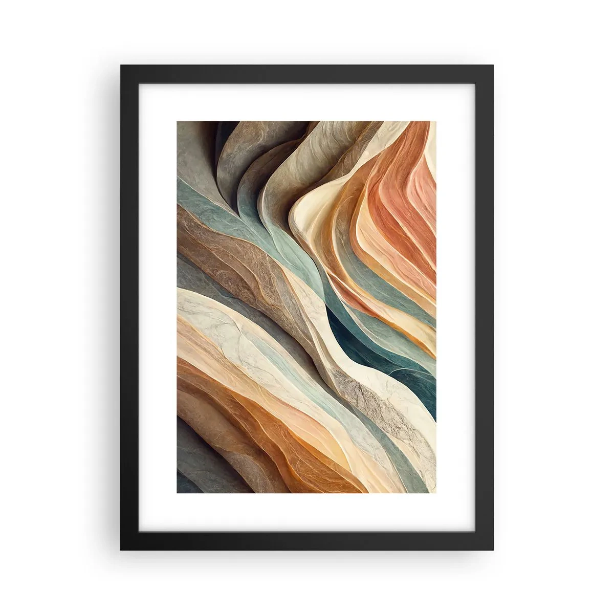 Póster en marco negro - Momentos previos al cambio - 30x40 cm