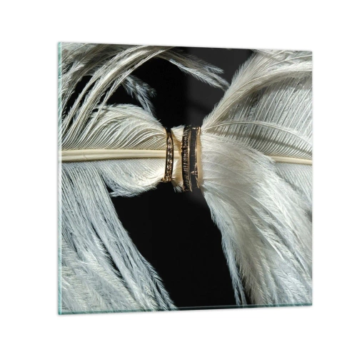 Cuadro sobre vidrio - Impresiones sobre Vidrio - ...y no te dejaré.... - 30x30 cm