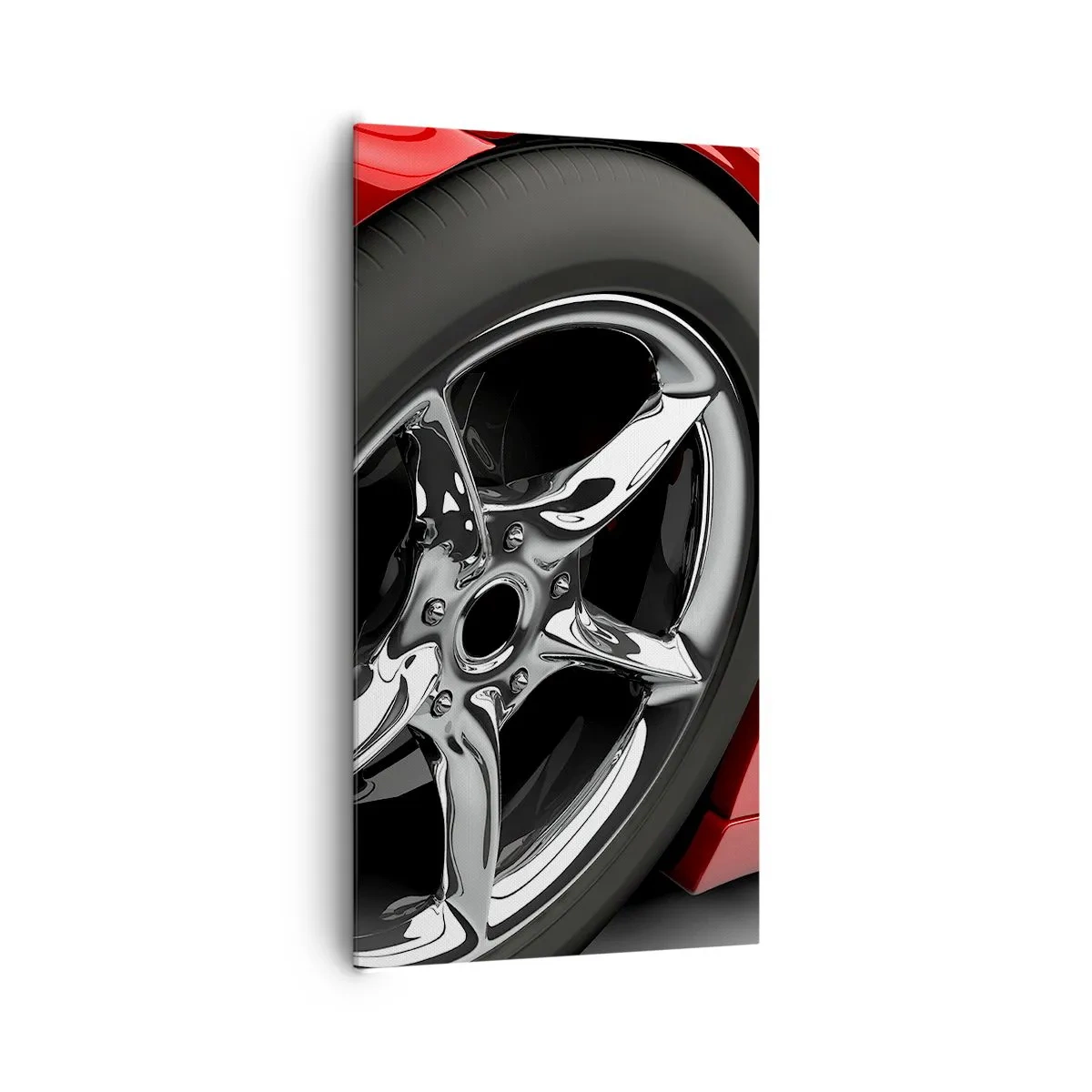 Cuadro sobre lienzo - Impresión de Imagen - Creado para la velocidad - 65x120 cm