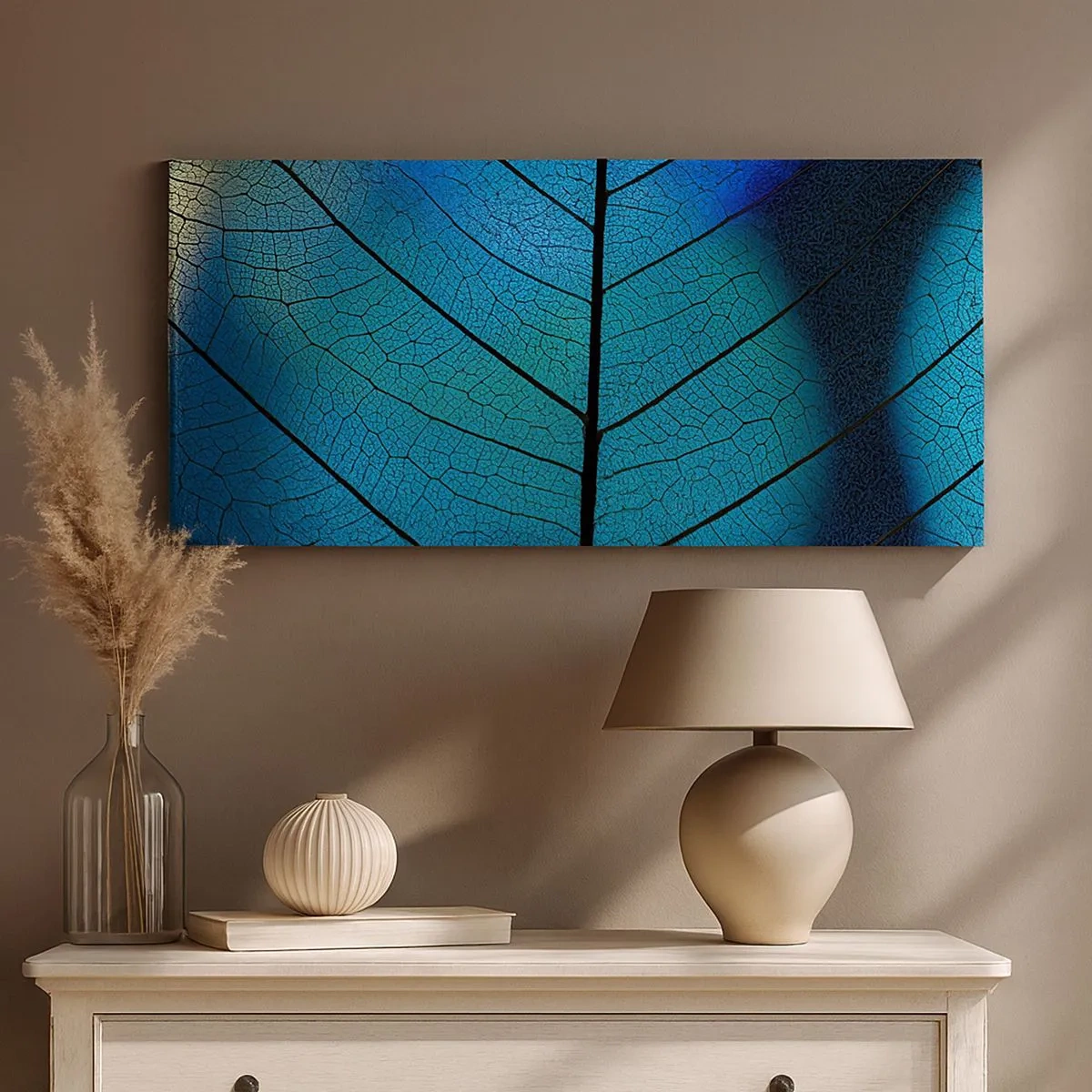 Cuadro sobre lienzo - Impresión de Imagen - Construcción intrincada - 100x40 cm