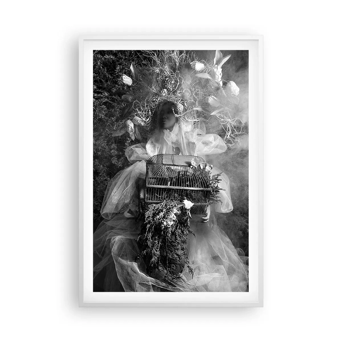 Póster en marco blanco - La madre misma - La naturaleza - 61x91 cm