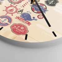 Esfera sin numeración, con rayas