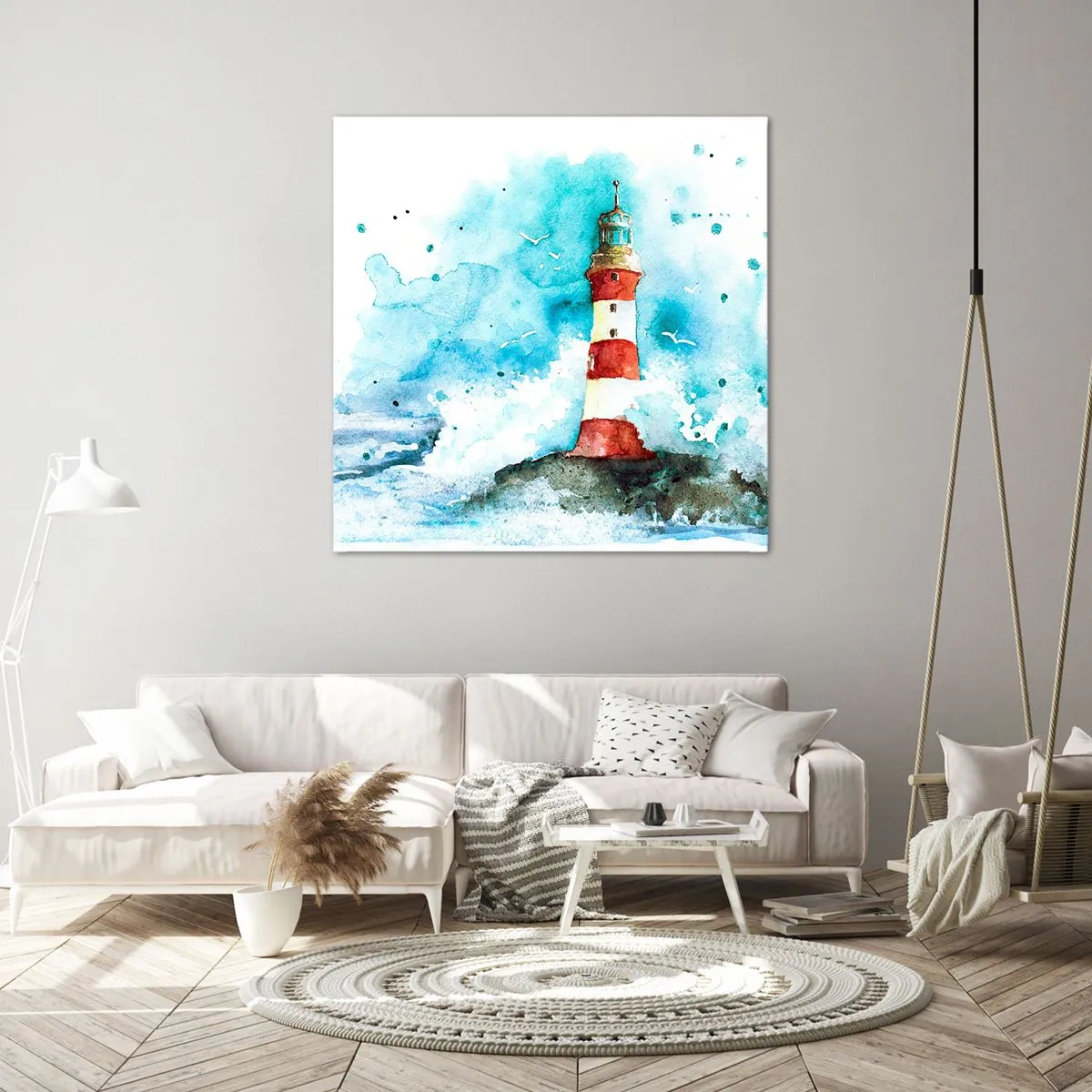 Cuadro sobre lienzo - Impresión de Imagen - La unidad de los elementos - 60x60 cm