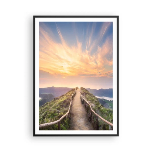 Póster en marco negro - Cerca del cielo - 70x100 cm